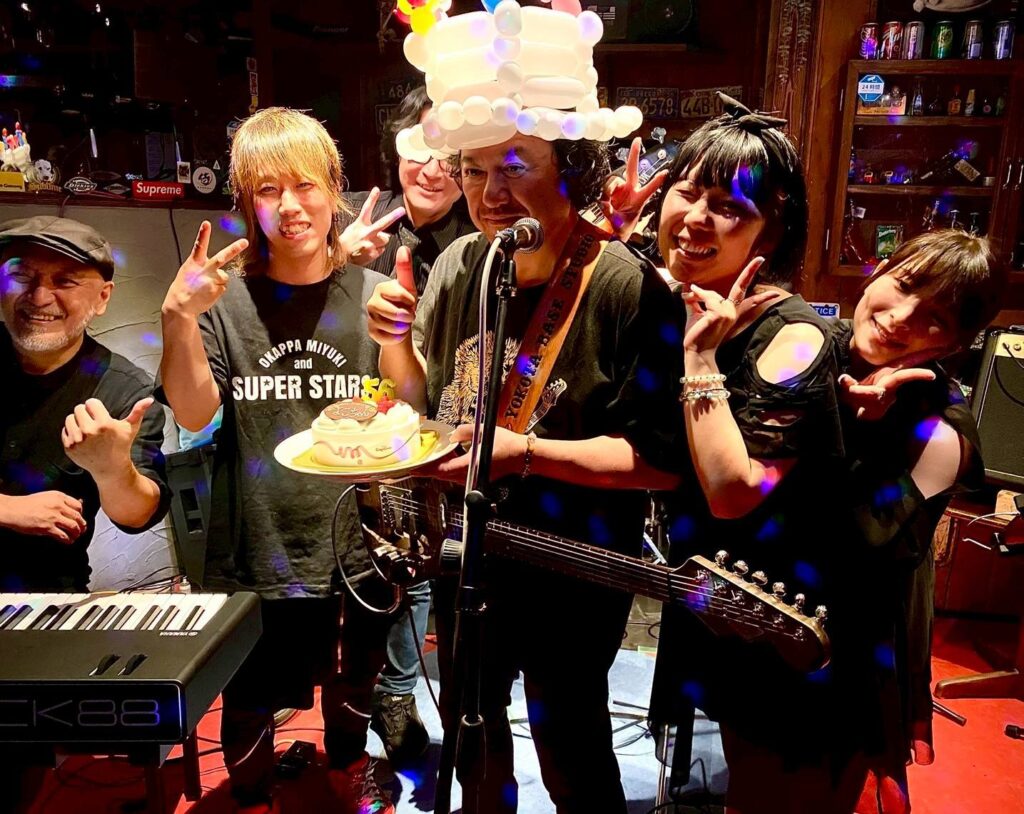 6/7(土)
おかっぱミユキとスーパースターズ ワンマンライブ@鶴間SAMURAI
